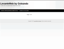 Tablet Screenshot of goleando.com